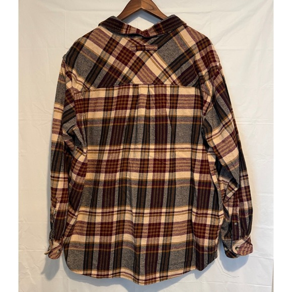 Legendary Whitetails Mens Buck Camp Plaid Flannel Shirt Jacket Size 2XL - Picture 3 of 5
